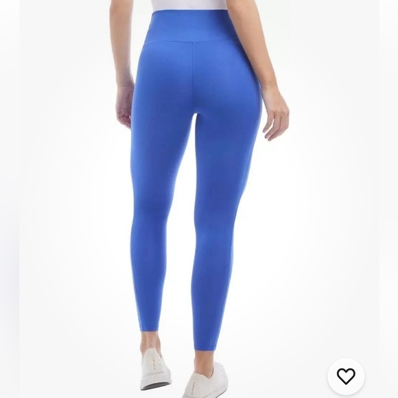 Danskin Ladies' blue Legging High Rise Pockets Moisture Wicking Fabric - Picture 2 of 4